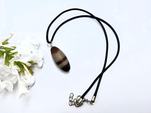 Shiva Lingam Stone Necklace (2-3cm) - Image 2