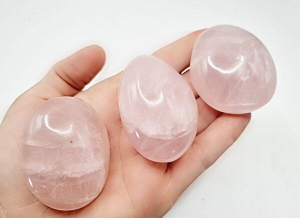 Rose Quartz Palm Stones (4-5cm)