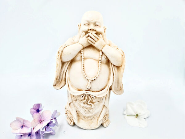 Laughing Buddha Garden Statue (18cm)