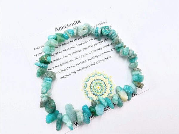 Amazonite Chips Bangle