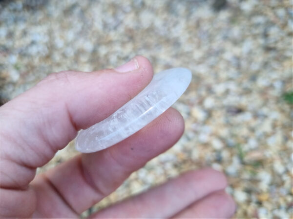 Clear Quartz Worry Stone - Image 2