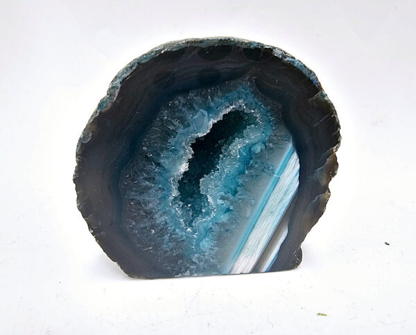 Agate Geode Standing Freeform (Blue) B