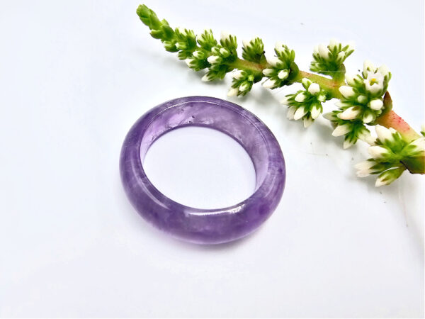 Amethyst Band Ring