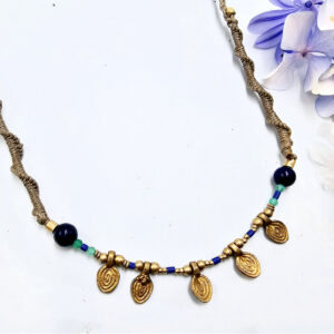 Hello Indigo Halo Online Store Brass Bead necklace