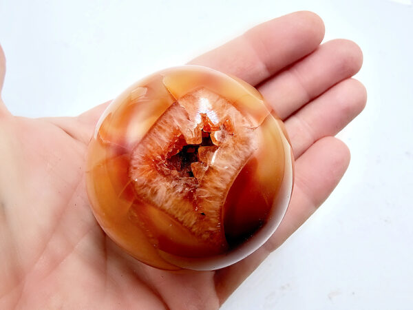 Carnelian Agate Sphere A (16,5cm Circumference)