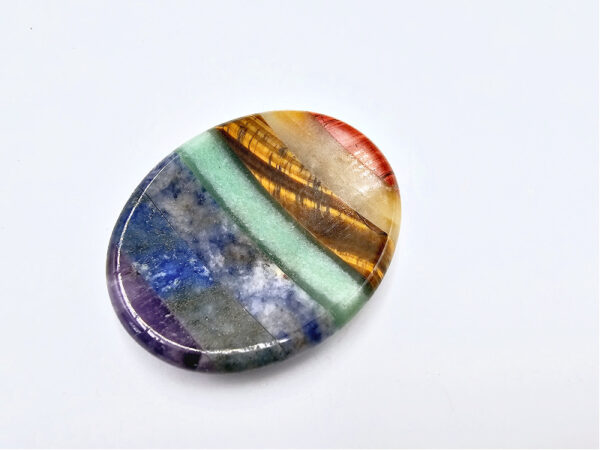 *Chakra Oval Worry Stone