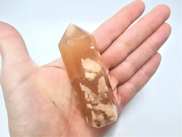 Flower Agate Polished Point C (109g)