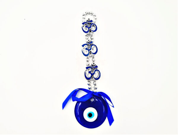 Glass Evil Eye & Om Sign (26cm)