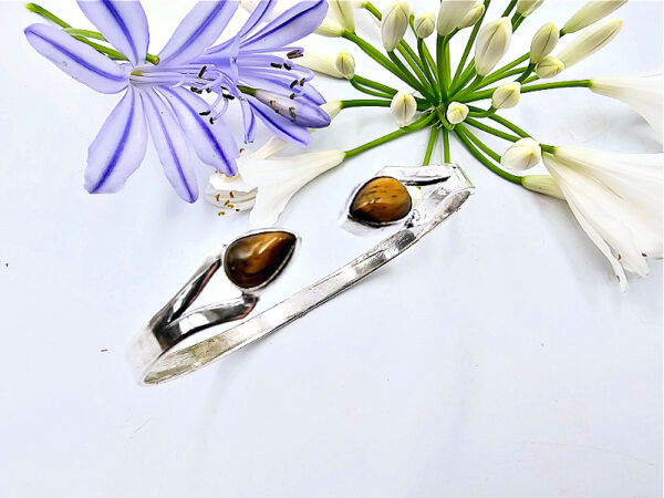 Tigers Eye Goddess Bangle