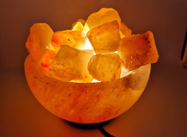 Himalayan Salt Lamp Fire Bowl (3-5Kg) - Image 2