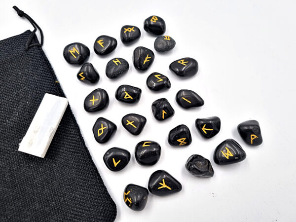 Rune stones Set (Black Tourmaline) - Image 2