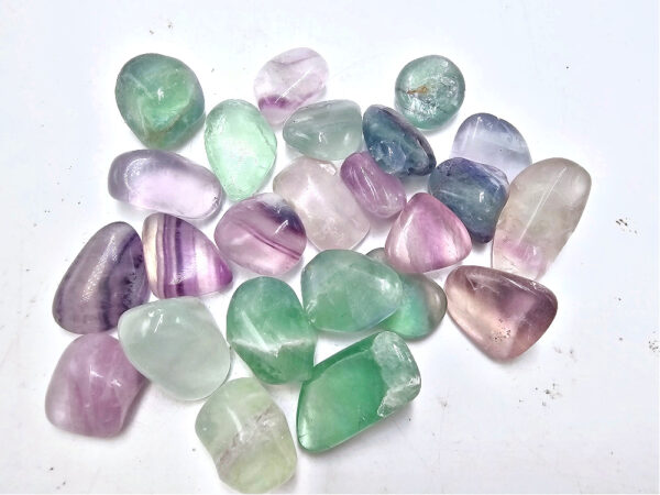 Rainbow Fluorite Tumble Stones