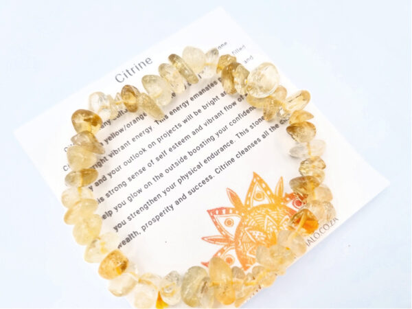 Citrine Chips Bangle