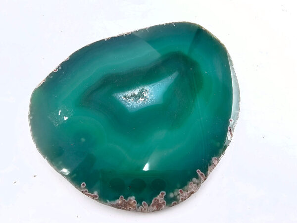 Agate Slice Green (124g)