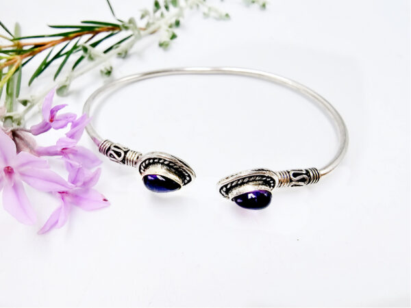 Amethyst Ethnic BOHO Bangle