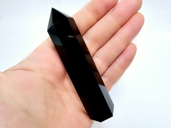 Black Obsidian Crystal Point A (68g) - Image 2