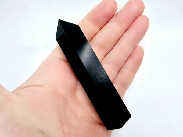 Black Obsidian Crystal Point B (72g) - Image 2