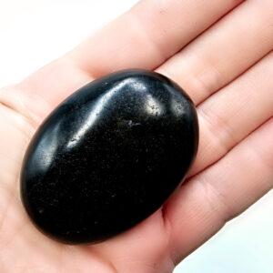 Hello Indigo Halo Online Store Black Tourmaline Palm Stone E 78g