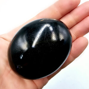 Hello Indigo Halo Online Store Black Tourmaline Palm Stone H 272g