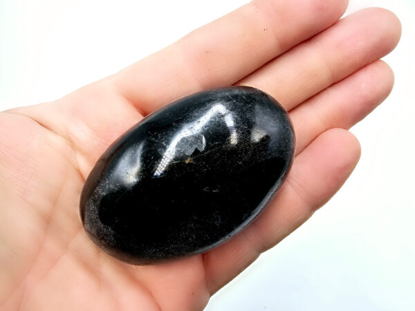 Black Tourmaline Palm Stone I (126g)