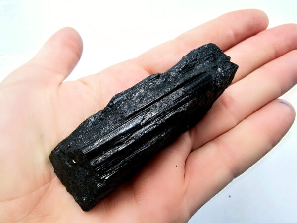 Black Tourmaline Rough Chunk (108g)