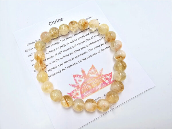 Citrine Bangle (8mm)