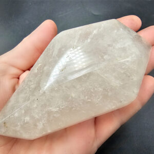 Hello Indigo Halo Online Store Double Terminated Clear Quartz Polished Point 304g rough