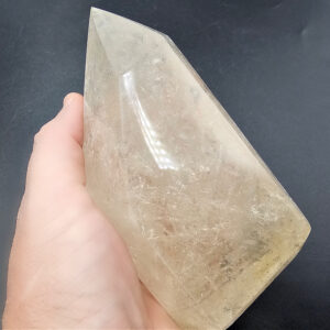 Hello Indigo Halo Online Store Large Clear Quartz Polished Point J 652g rough