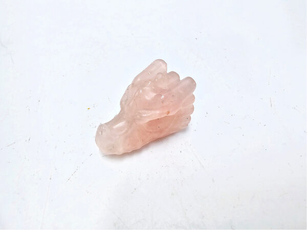 Rose Quartz Dragon Head (3cm)