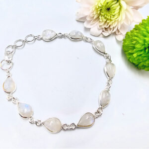 Hello Indigo Halo Online Store Moonstone Drops Bracelet 1 2