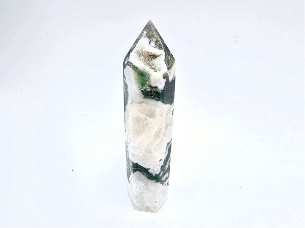 Moss Agate Polished Point D (49g)