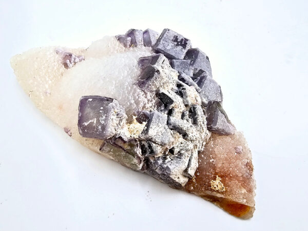 Purple Cap Cubic Fluorite Specimen A (430g)