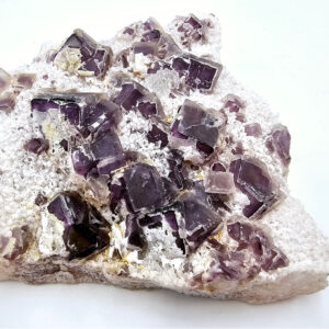 Hello Indigo Halo Online Store Purple Cap Cubic Fluorite Specimen B 350g