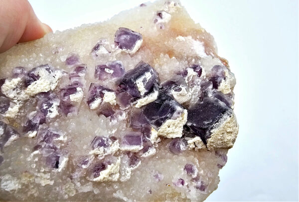 Purple Cap Cubic Fluorite Specimen D (330g) - Image 2