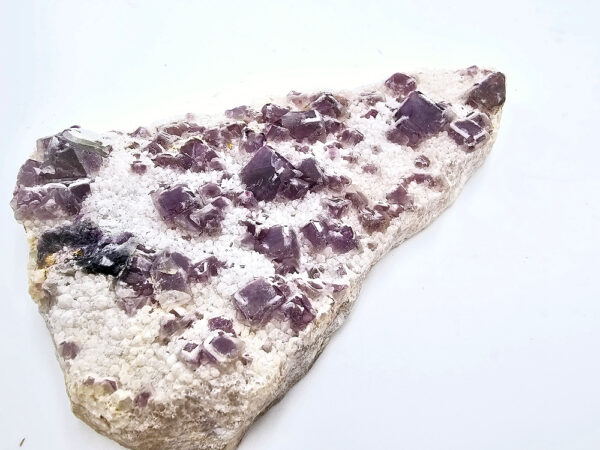 Purple Cap Cubic Fluorite Specimen E (314g)