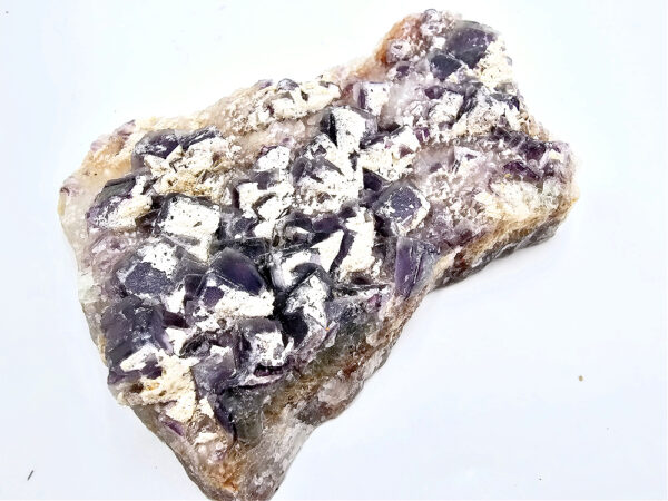 Purple Cap Cubic Fluorite Specimen F (358g)