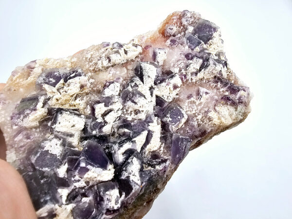 Purple Cap Cubic Fluorite Specimen F (358g) - Image 2