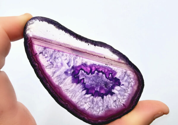 Small Agate Slice (Purple) - Image 2