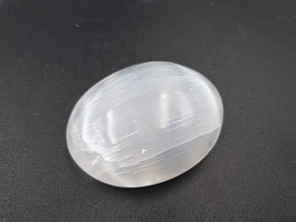 Selenite Palm Stone