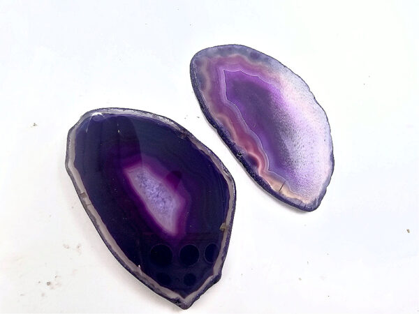 Small Agate Slice (Purple)