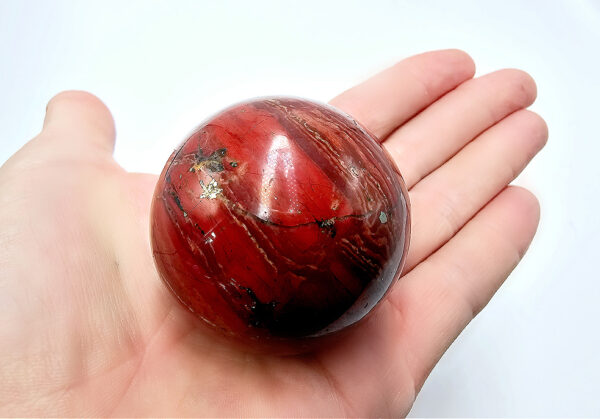 Red Jasper Sphere A (194g)