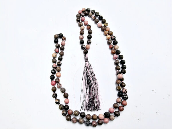 Rhodonite Mala Necklace