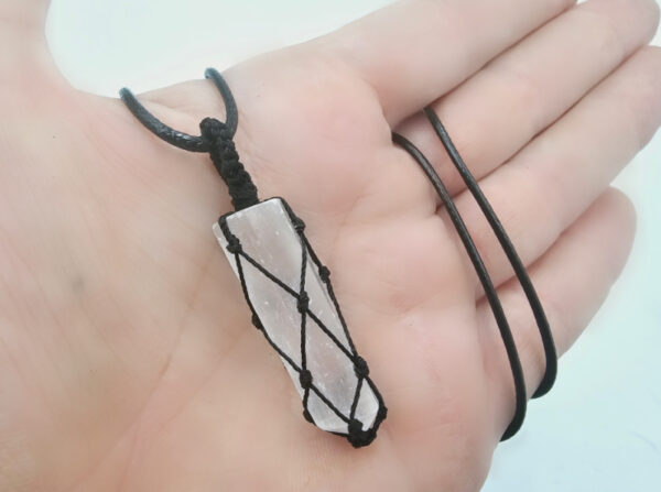 Selenite Braided Point Necklace - Image 2