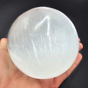NEW Selenite Sphere 26cm Circumference
