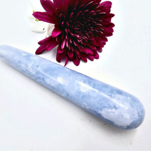 NEW blue calcite wand