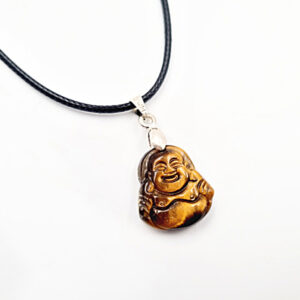 NEW necklace Tigers Eye Buddha
