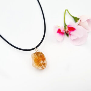 NEW necklace citrine rough