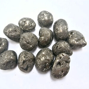 NEW pyrite tumble stones