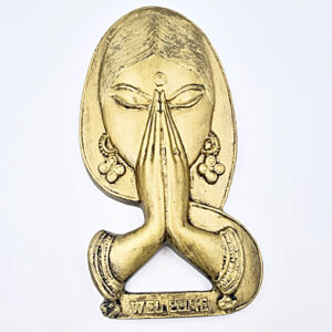 NEW welcome sign gold 1