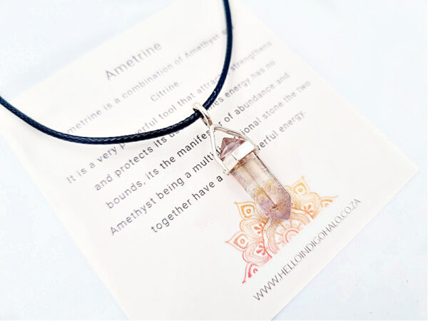 Ametrine 925 Silver Pendant Mini